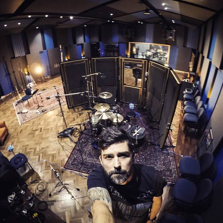 Adrian Griffin Recording Drums 301 Studio